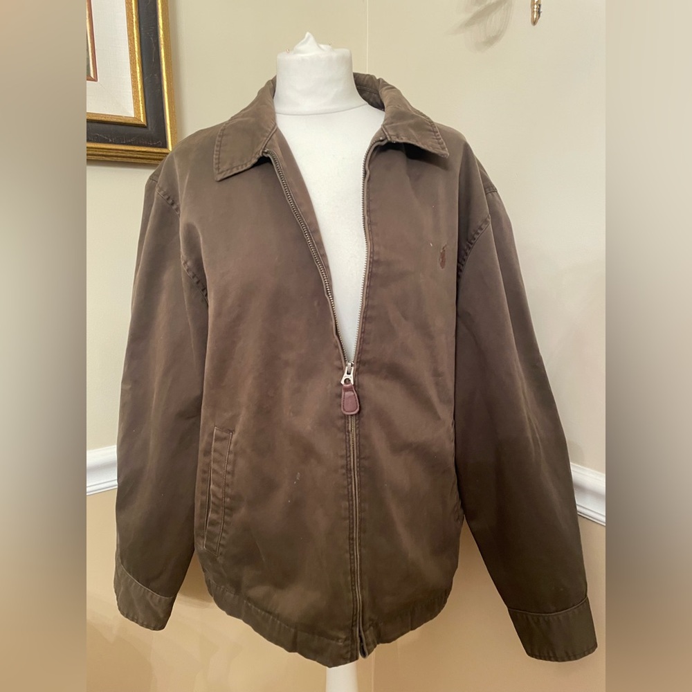 Vintage Men’s Polo Ralph Lauren Twill Jacket Lined Jacket size L